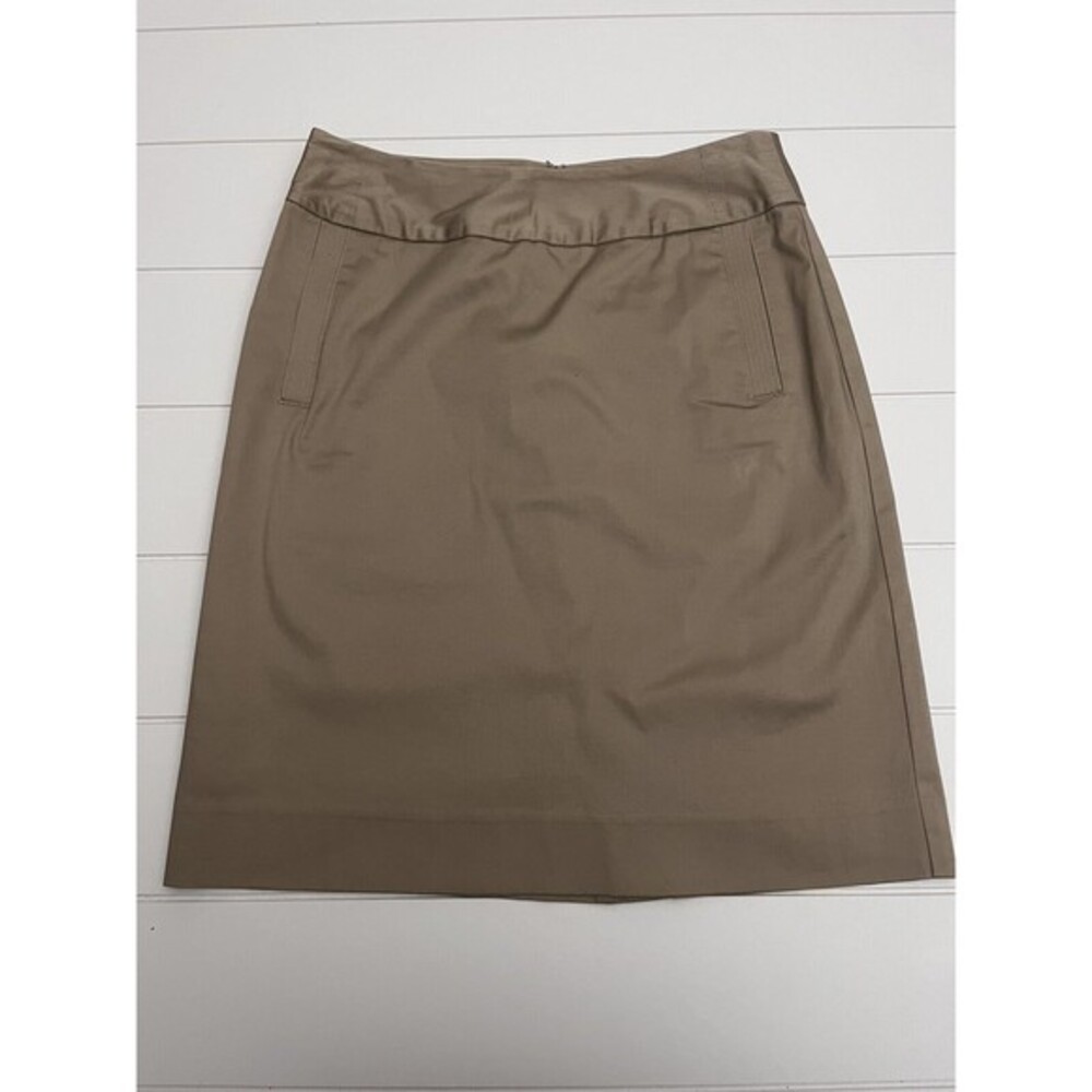 Cremieux Cream Women's Lined A-Line Pencil‎ Skirt Size 4